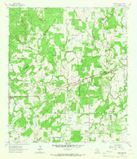 Sandy Fork Texas Historical topographic map, 1:24000 scale, 7.5 X 7.5 Minute, Year 1964