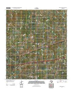 Sandy Fork Texas Historical topographic map, 1:24000 scale, 7.5 X 7.5 Minute, Year 2013