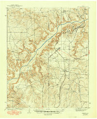 Sanford Texas Historical topographic map, 1:62500 scale, 15 X 15 Minute, Year 1939