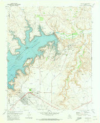 Sanford Texas Historical topographic map, 1:24000 scale, 7.5 X 7.5 Minute, Year 1970