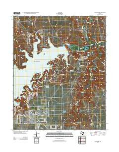 Sanford Texas Historical topographic map, 1:24000 scale, 7.5 X 7.5 Minute, Year 2012