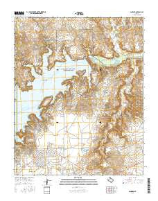 Sanford Texas Current topographic map, 1:24000 scale, 7.5 X 7.5 Minute, Year 2016