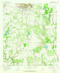 Santa Anna Texas Historical topographic map, 1:24000 scale, 7.5 X 7.5 Minute, Year 1962