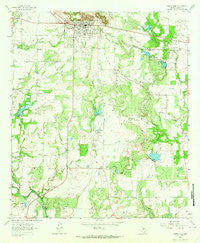 Santa Anna Texas Historical topographic map, 1:24000 scale, 7.5 X 7.5 Minute, Year 1962