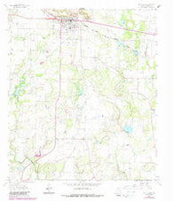 Santa Anna Texas Historical topographic map, 1:24000 scale, 7.5 X 7.5 Minute, Year 1962