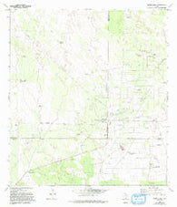 Santa Elena Texas Historical topographic map, 1:24000 scale, 7.5 X 7.5 Minute, Year 1972