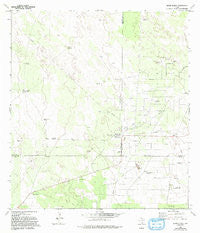 Santa Elena Texas Historical topographic map, 1:24000 scale, 7.5 X 7.5 Minute, Year 1972