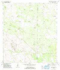 Santa Elena NW Texas Historical topographic map, 1:24000 scale, 7.5 X 7.5 Minute, Year 1972