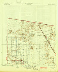 Santa Rosa Texas Historical topographic map, 1:31680 scale, 7.5 X 7.5 Minute, Year 1933