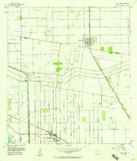 Santa Rosa Texas Historical topographic map, 1:24000 scale, 7.5 X 7.5 Minute, Year 1956