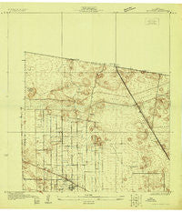 Santa Rosa Texas Historical topographic map, 1:24000 scale, 7.5 X 7.5 Minute, Year 1929