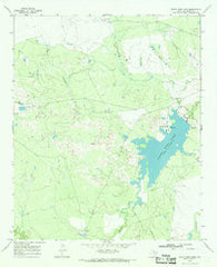 Santa Rosa Lake Texas Historical topographic map, 1:24000 scale, 7.5 X 7.5 Minute, Year 1966