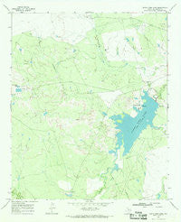 Santa Rosa Lake Texas Historical topographic map, 1:24000 scale, 7.5 X 7.5 Minute, Year 1966