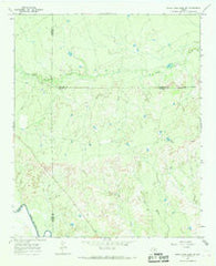 Santa Rosa Lake SW Texas Historical topographic map, 1:24000 scale, 7.5 X 7.5 Minute, Year 1966