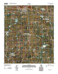 Santa Anna Texas Historical topographic map, 1:24000 scale, 7.5 X 7.5 Minute, Year 2010