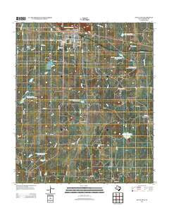 Santa Anna Texas Historical topographic map, 1:24000 scale, 7.5 X 7.5 Minute, Year 2013