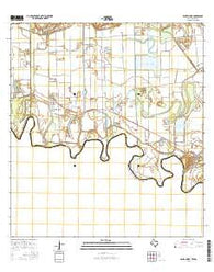 Santa Maria Texas Current topographic map, 1:24000 scale, 7.5 X 7.5 Minute, Year 2016