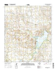 Santa Rosa Lake Texas Current topographic map, 1:24000 scale, 7.5 X 7.5 Minute, Year 2016