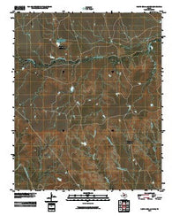 Santa Rosa Lake SW Texas Historical topographic map, 1:24000 scale, 7.5 X 7.5 Minute, Year 2010