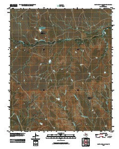 Santa Rosa Lake SW Texas Historical topographic map, 1:24000 scale, 7.5 X 7.5 Minute, Year 2010