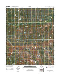 Santa Rosa Lake SW Texas Historical topographic map, 1:24000 scale, 7.5 X 7.5 Minute, Year 2013