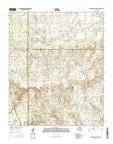 Santa Rosa Lake SW Texas Current topographic map, 1:24000 scale, 7.5 X 7.5 Minute, Year 2016