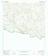 Santana Mesa Texas Historical topographic map, 1:24000 scale, 7.5 X 7.5 Minute, Year 1971