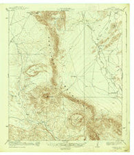 Santiago Peak Texas Historical topographic map, 1:62500 scale, 15 X 15 Minute, Year 1938