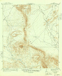Santiago Peak Texas Historical topographic map, 1:62500 scale, 15 X 15 Minute, Year 1938