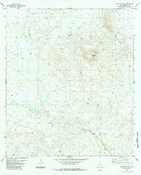 Santiago Peak Texas Historical topographic map, 1:24000 scale, 7.5 X 7.5 Minute, Year 1983