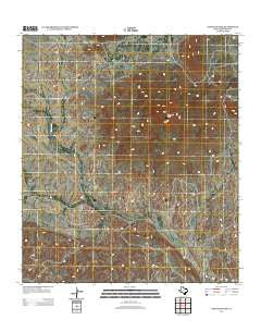 Santiago Peak Texas Historical topographic map, 1:24000 scale, 7.5 X 7.5 Minute, Year 2012