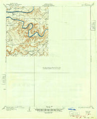 Santo Texas Historical topographic map, 1:62500 scale, 15 X 15 Minute, Year 1931