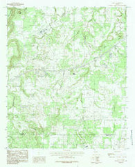 Santo Texas Historical topographic map, 1:24000 scale, 7.5 X 7.5 Minute, Year 1984