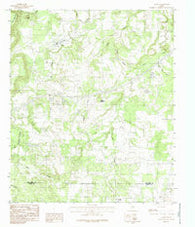 Santo Texas Historical topographic map, 1:24000 scale, 7.5 X 7.5 Minute, Year 1984