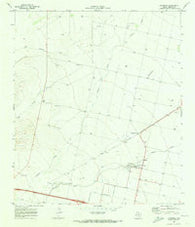Saragosa Texas Historical topographic map, 1:24000 scale, 7.5 X 7.5 Minute, Year 1970