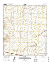 Saragosa Texas Current topographic map, 1:24000 scale, 7.5 X 7.5 Minute, Year 2016