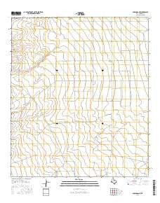 Saragosa NW Texas Current topographic map, 1:24000 scale, 7.5 X 7.5 Minute, Year 2016