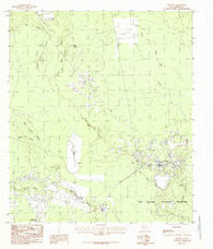 Saratoga Texas Historical topographic map, 1:24000 scale, 7.5 X 7.5 Minute, Year 1984
