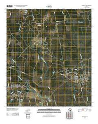 Saratoga Texas Historical topographic map, 1:24000 scale, 7.5 X 7.5 Minute, Year 2010