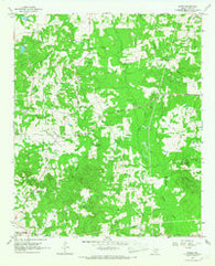 Sardis Texas Historical topographic map, 1:24000 scale, 7.5 X 7.5 Minute, Year 1965
