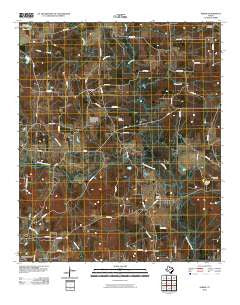 Sardis Texas Historical topographic map, 1:24000 scale, 7.5 X 7.5 Minute, Year 2010