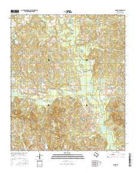 Sardis Texas Current topographic map, 1:24000 scale, 7.5 X 7.5 Minute, Year 2016
