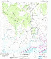 Sargent Texas Historical topographic map, 1:24000 scale, 7.5 X 7.5 Minute, Year 1952