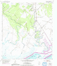 Sargent Texas Historical topographic map, 1:24000 scale, 7.5 X 7.5 Minute, Year 1952
