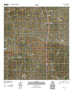 Sarita Texas Historical topographic map, 1:24000 scale, 7.5 X 7.5 Minute, Year 2010