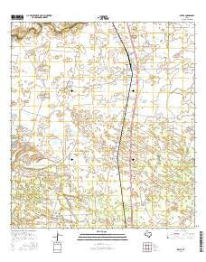 Sarita Texas Current topographic map, 1:24000 scale, 7.5 X 7.5 Minute, Year 2016