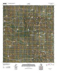 Sarita SW Texas Historical topographic map, 1:24000 scale, 7.5 X 7.5 Minute, Year 2010