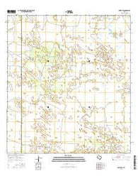 Sarita SW Texas Current topographic map, 1:24000 scale, 7.5 X 7.5 Minute, Year 2016