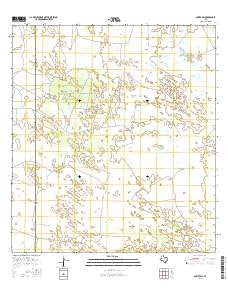 Sarita SW Texas Current topographic map, 1:24000 scale, 7.5 X 7.5 Minute, Year 2016