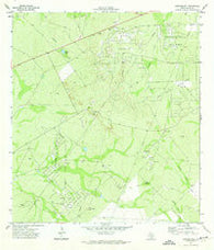 Sarnosa Hill Texas Historical topographic map, 1:24000 scale, 7.5 X 7.5 Minute, Year 1971